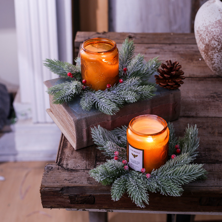 Red Berry Candle Wreath Natura - đánh giá và giá Home Improvement Shop